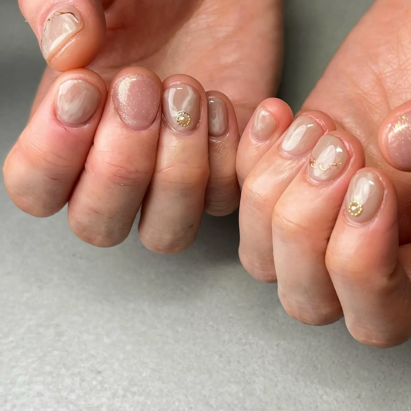 Beige♡オフィスネイル￤横浜ニュアンスネイルサロン