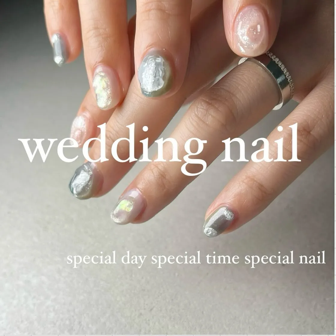 wedding nail♡横浜ニュアンスネイルサロン