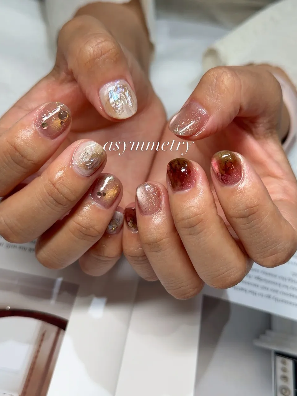 短いお爪の方も可愛く仕上げます✨️