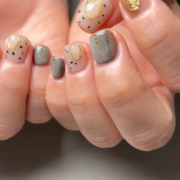 ダルメシアン♡横浜ニュアンスネイルサロン